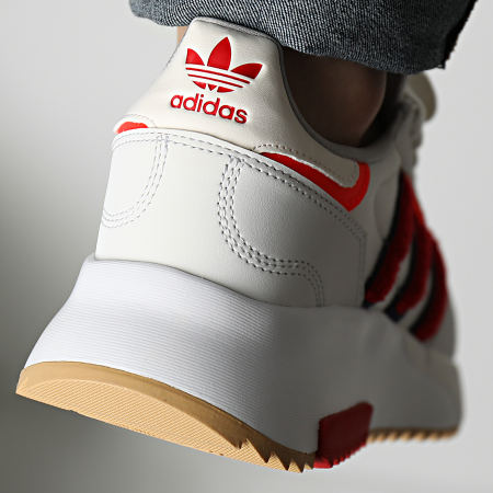 Adidas Originals - Baskets Retropy F2 HQ4359 Cloud White Better Scarlet Solar Red