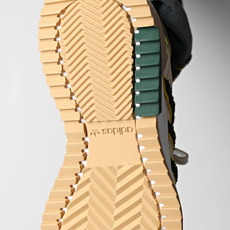 Adidas Originals - Zapatillas Retropy F2 HQ4360 Aluminio Verde Oscuro Amarillo Solar