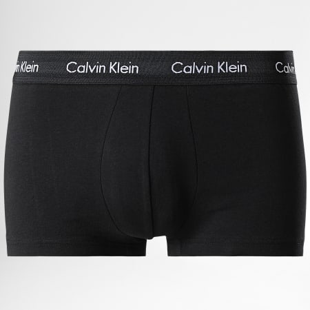 Calvin Klein - Set di 3 boxer in cotone elasticizzato U2664G nero beige