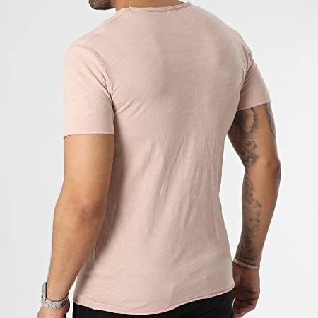 MTX - Camiseta jaspeada rosa claro
