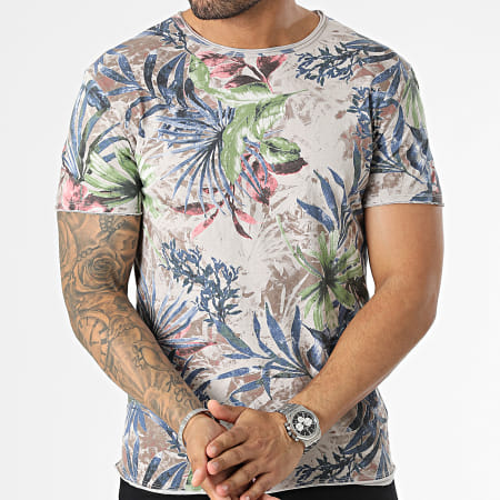 MTX - Camiseta Beige Floral