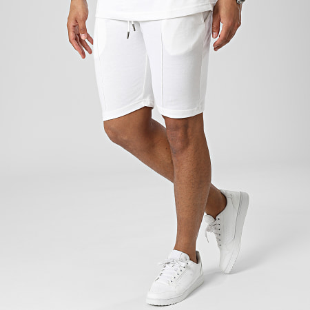 Paname Brothers - Set di maglietta bianca e pantaloncini da jogging Empire