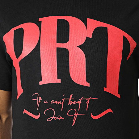 PRT - Tee Shirt Bay Noir Rouge