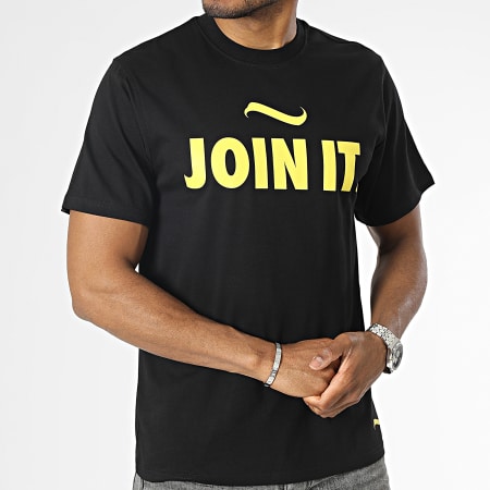 PRT - Camiseta Join It Negro Amarillo