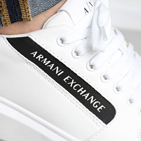 Armani Exchange - Zapatillas XUX167-XV657 Blanco óptico Negro