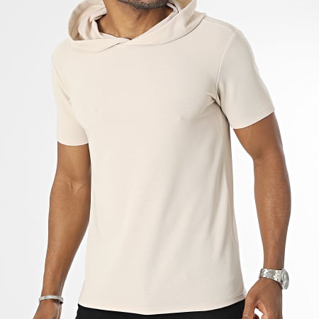 MTX - Camiseta con capucha beige