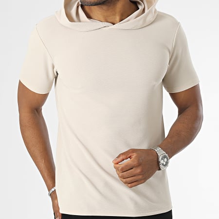 MTX - Camiseta con capucha beige