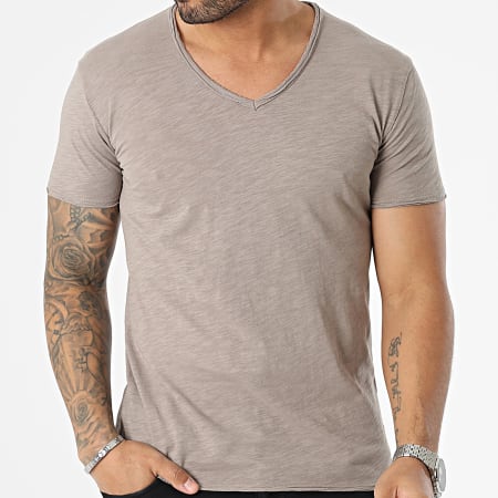 MTX - Camiseta cuello pico topo
