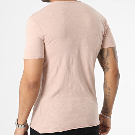 MTX - Maglietta con scollo a V rosa chiaro