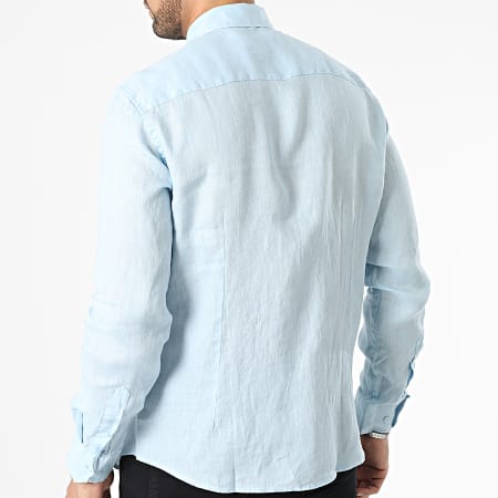 MTX - Camisa azul claro de manga larga