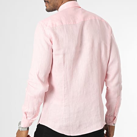 MTX - Camisa rosa de manga larga