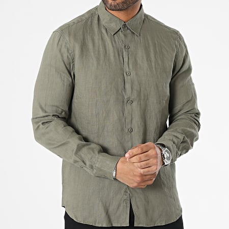 MTX - Camisa Manga Larga Verde Caqui