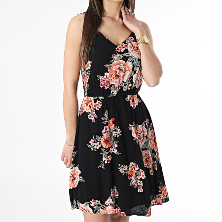 Only - Vestido Floral Mujer Karmen Life Negro