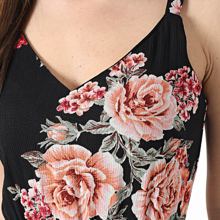 Only - Vestido Floral Mujer Karmen Life Negro