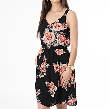 Only - Vestido Floral Mujer Karmen Life Negro