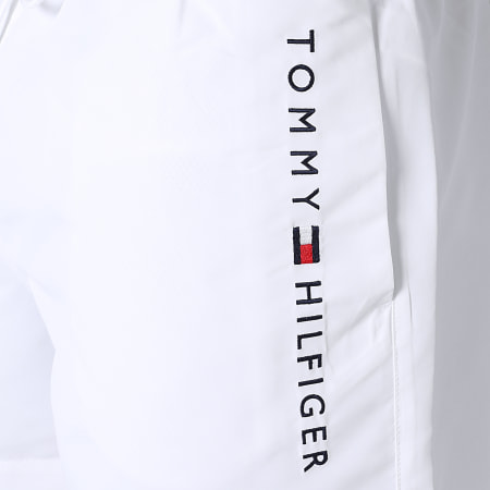 Tommy Hilfiger - Shorts de baño Medium Drawstring 2885 Blanco