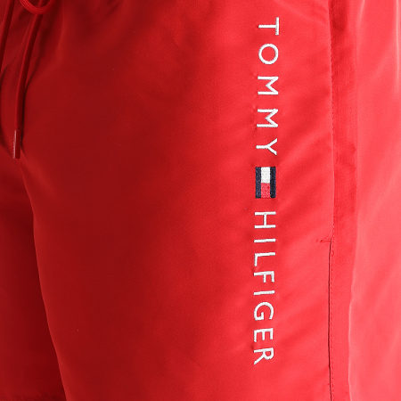 Tommy Hilfiger - Shorts de baño Medium Drawstring 2885 Rojo