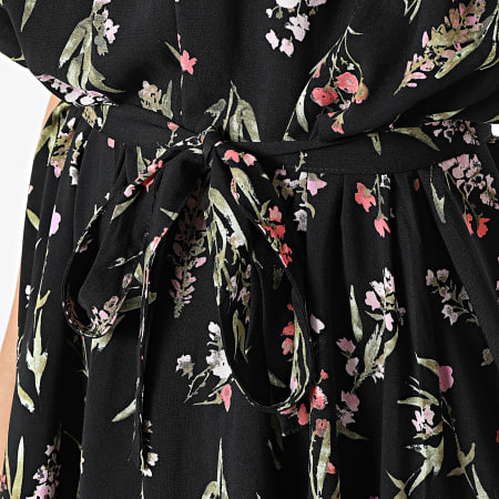 Vero Moda - Robe Femme Easy Noir Floral
