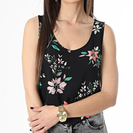 Vero Moda - Camiseta de tirantes Easy para mujer Floral negro
