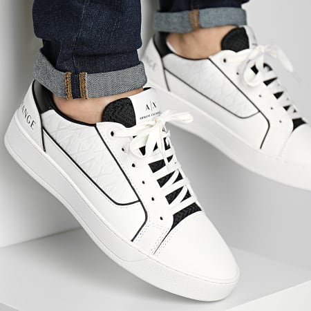 Armani Exchange - Sneakers XUX162-XV467 Bianco sporco Nero
