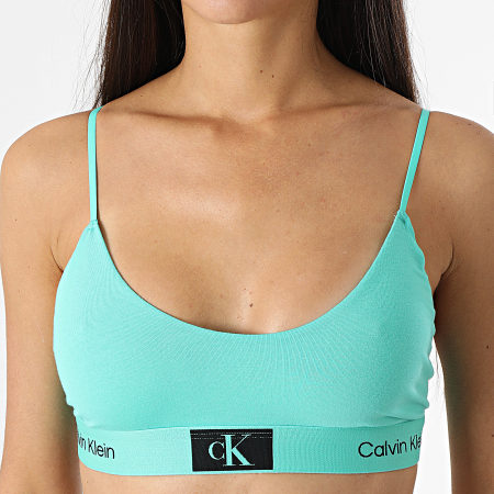 Calvin Klein - Sujetador de mujer QF7216E Verde claro