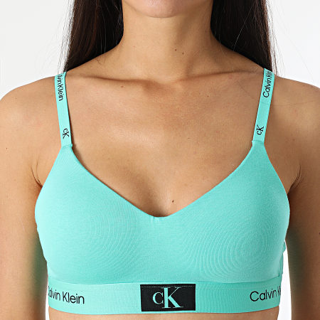 Calvin Klein - Sujetador de mujer QF7218E Verde claro