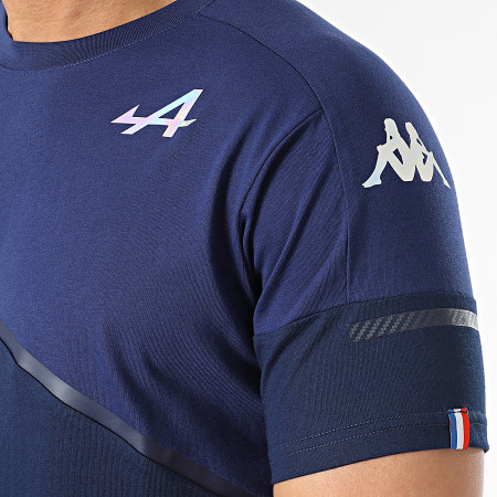 Kappa - Tee Shirt Aybi Alpine F1 Bleu Marine