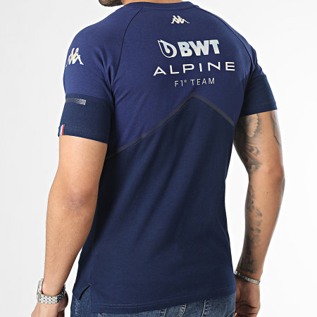 Kappa - Tee Shirt Aybi Alpine F1 Bleu Marine