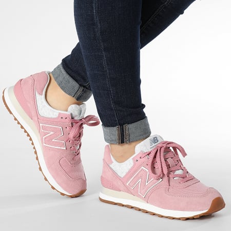 New Balance - Sneakers classiche da donna 574 WL5740WE Pink Flower
