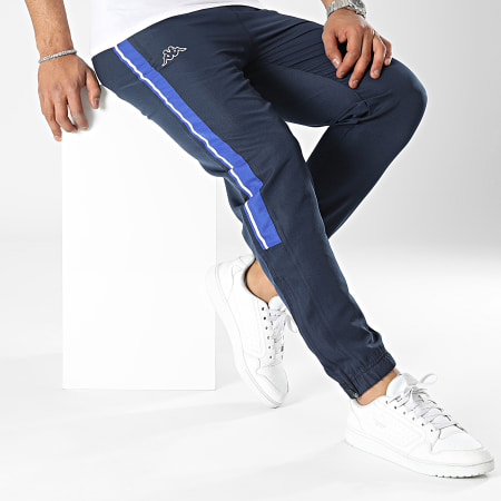 Pantalon De Survêtement Kappa Garçon Marine Taille 12 Ans - Excellent état, Polyester
