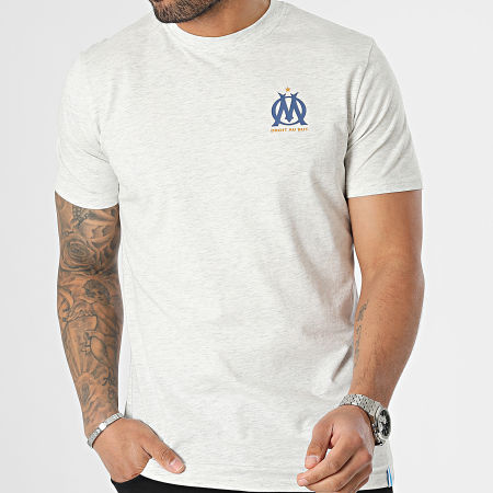 OM - Tee Shirt Graphic Gris Chiné