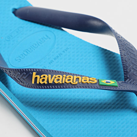 Havaianas - Chanclas Brasil Logo Azul Claro