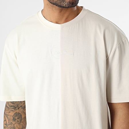 Karl Kani - Camiseta Pequeña Signature Split 6037488 Beige