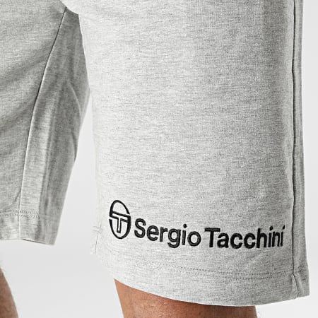 Sergio Tacchini - Pantalones cortos de jogging Asis 39595 Gris jaspeado
