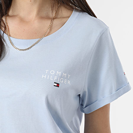 Tommy Hilfiger - Tee Shirt Femme Short Sleeve 4525 Bleu Clair