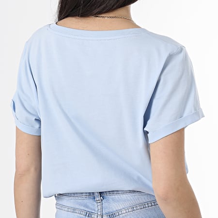 Tommy Hilfiger - Tee Shirt Femme Short Sleeve 4525 Bleu Clair