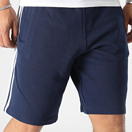 Adidas Originals - Pantaloncini da jogging a fascia blu navy IA6352