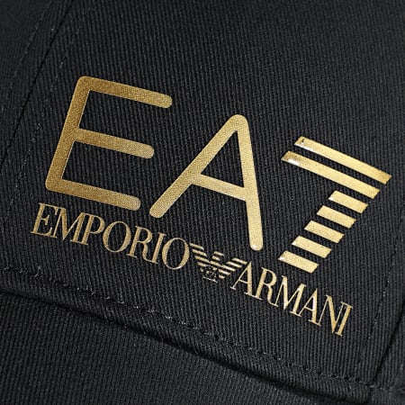 EA7 Emporio Armani - Casquette 247088-CC010 Noir Doré