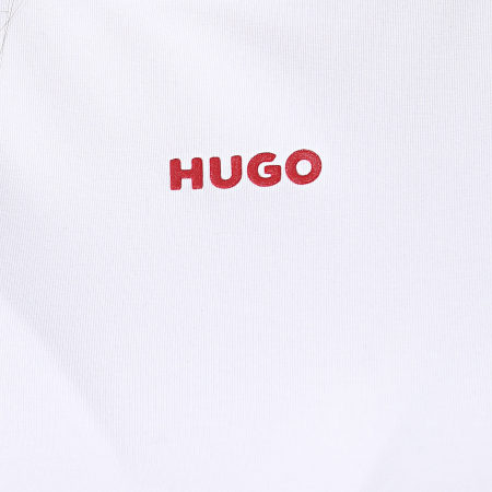HUGO - Felpa donna Shuffle Crewneck 50490577 Bianco