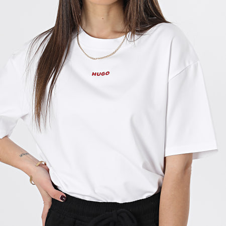 HUGO - Camiseta Shuffle Mujer 50490593 Blanco