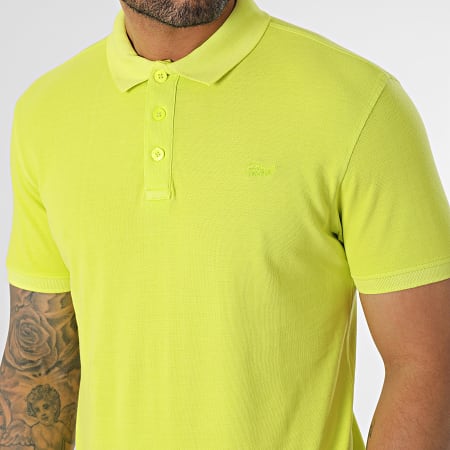 Petrol Industries - Polo Manches Courtes 002 Vert Fluo