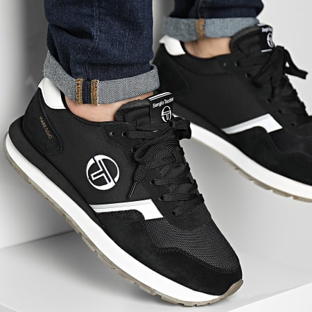 Sergio Tacchini Baskets Viareggio STU0012T Black White LaBoutiqueOfficielle