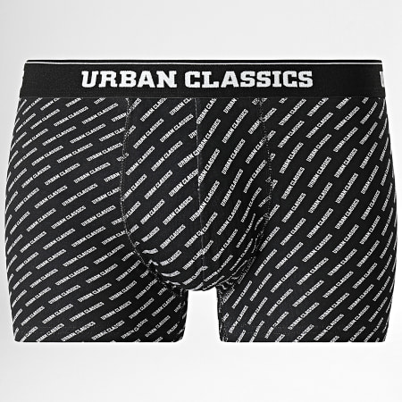 Urban Classics - Lot De 3 Boxer TB3540 Noir Gris Anthracite Chiné