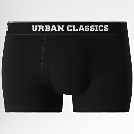 Urban Classics - Set di 5 boxer neri bianchi grigi TB4417
