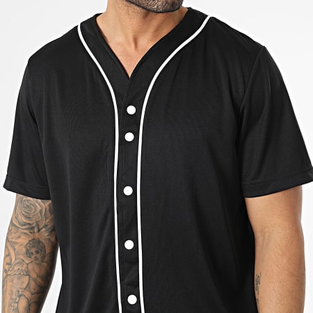 Urban Classics - Camiseta de béisbol TB1237 Negro