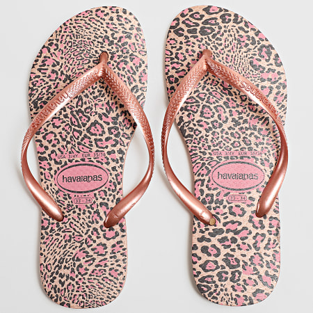 Havaianas - Infradito donna Slim Animals Pink Leopard