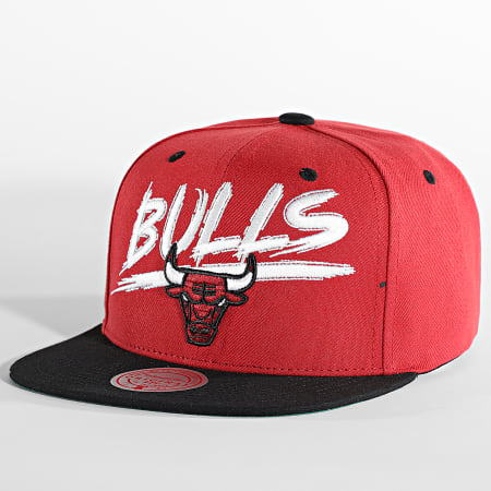 Mitchell and Ness - Casquette Snapback Transcript Chicago Bulls Rouge
