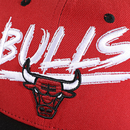 Mitchell and Ness - Transcripción Chicago Bulls Red Snapback Cap