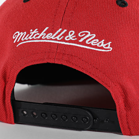 Mitchell and Ness - Transcripción Chicago Bulls Red Snapback Cap