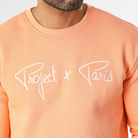 Project X Paris - Sweat Crewneck 1920009 Orange - LaBoutiqueOfficielle.com